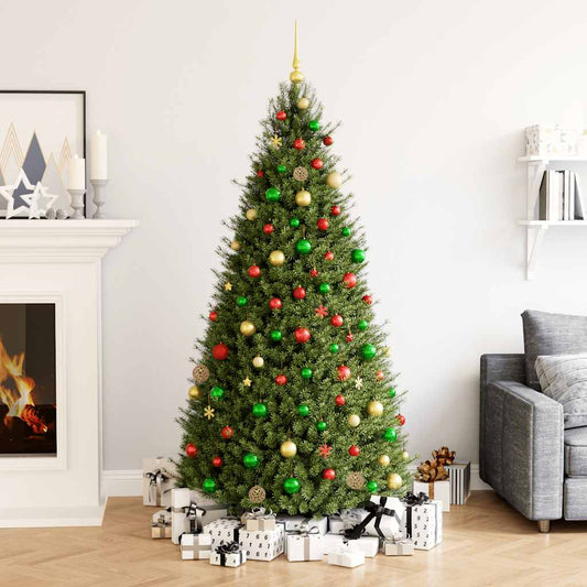 112-delige Kerstballenset polystyreen rood groen en goudkleurig