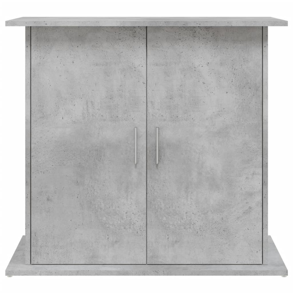 Aquariumstandaard Betongrijs 81x36x73 cm Bewerkt hout