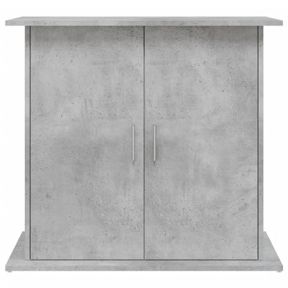 Aquariumstandaard Betongrijs 81x36x73 cm Bewerkt hout