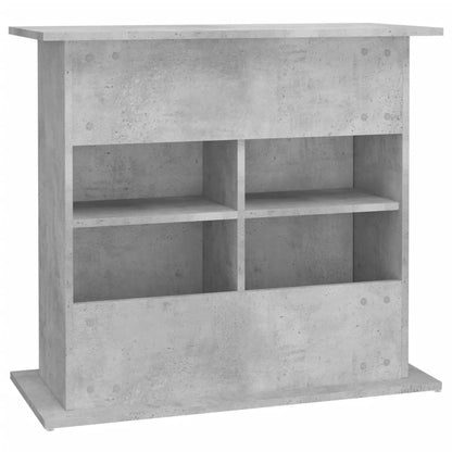 Aquariumstandaard Betongrijs 81x36x73 cm Bewerkt hout