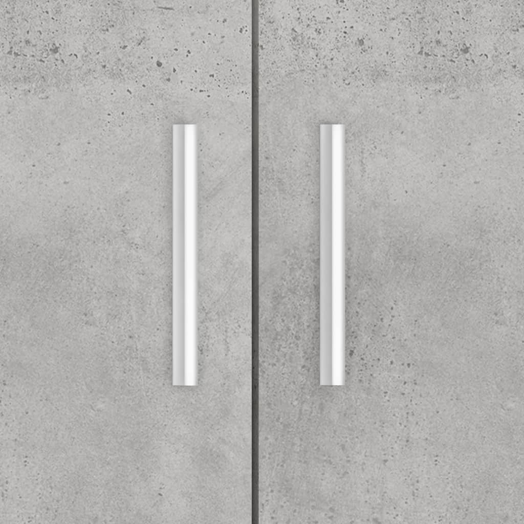 Aquariumstandaard Betongrijs 81x36x73 cm Bewerkt hout