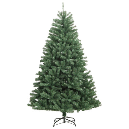 Kunstkerstboom met scharnieren en standaard 270 cm groen