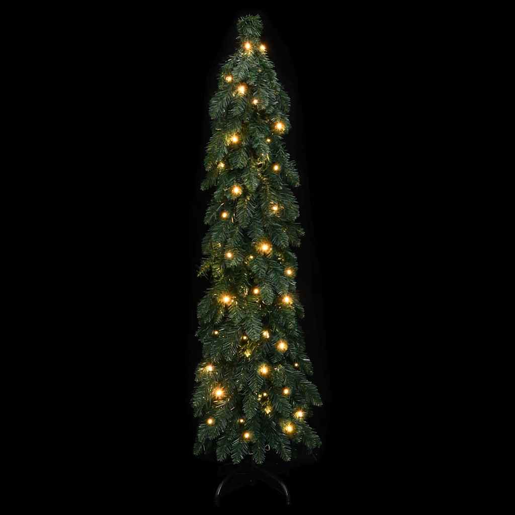 Kunstkerstboom met verlichting 60 LED's 120 cm