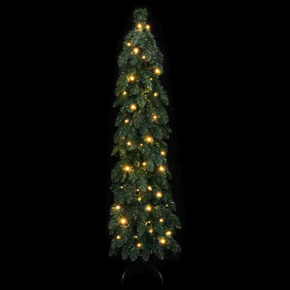 Kunstkerstboom met verlichting 60 LED's 120 cm