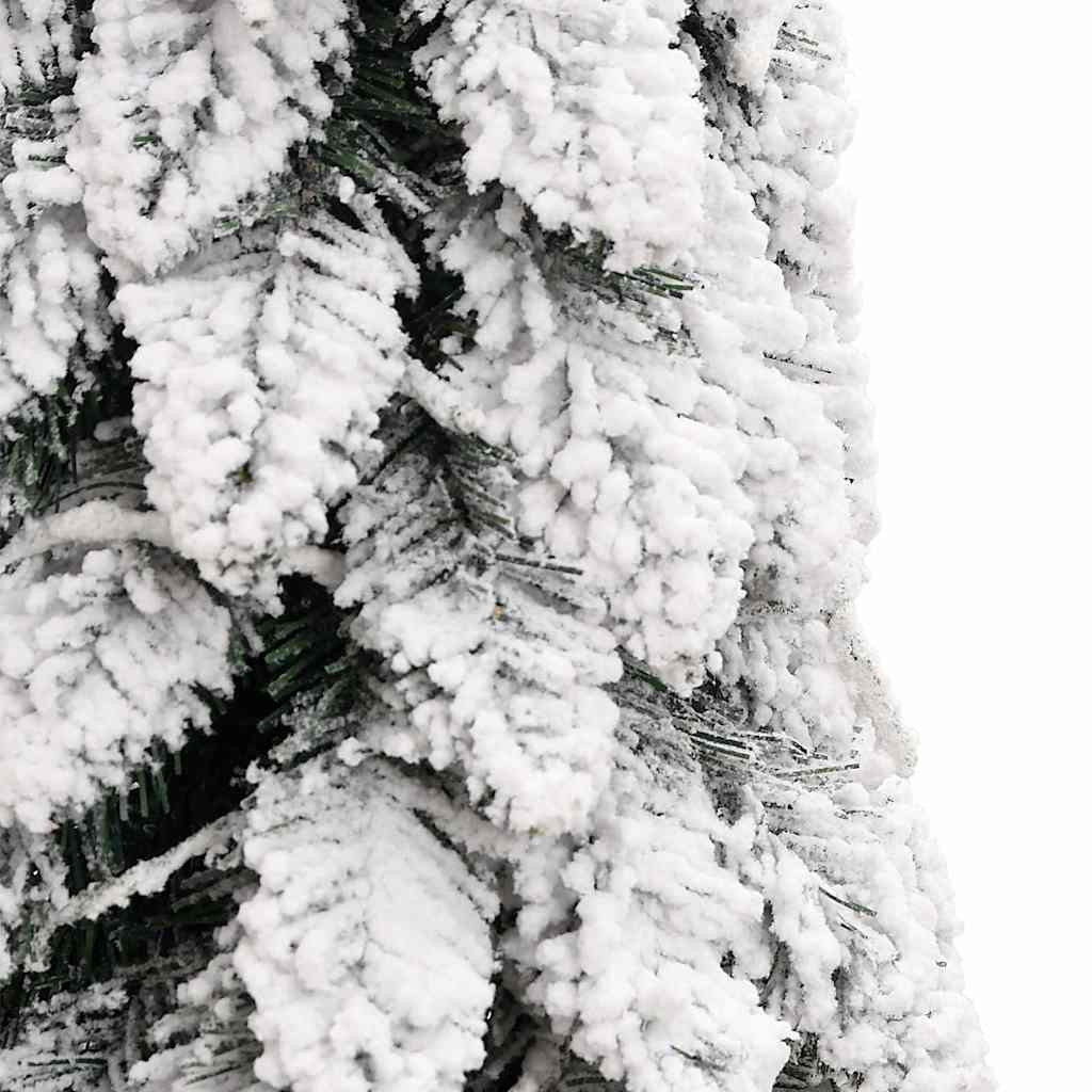 Kunstkerstboom met verlichting en sneeuw 80 LED's 150 cm