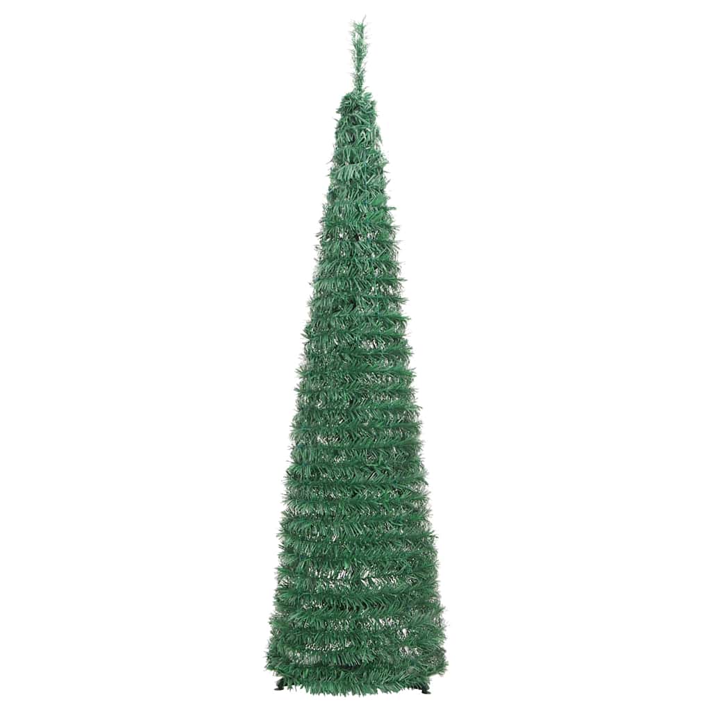 Kunstkerstboom pop-up 50 LED's 120 cm groen