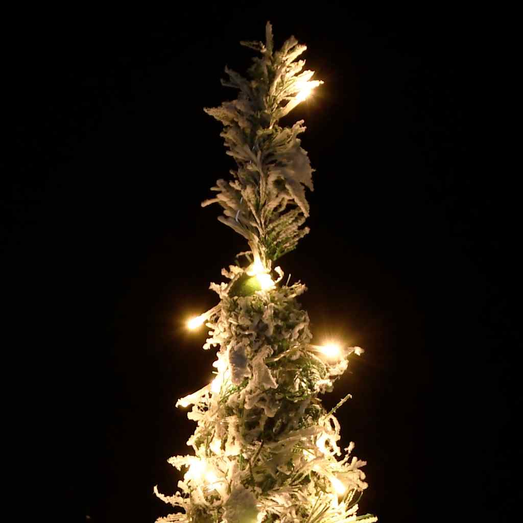 Kunstkerstboom pop-up met sneeuw 50 LED's 120 cm