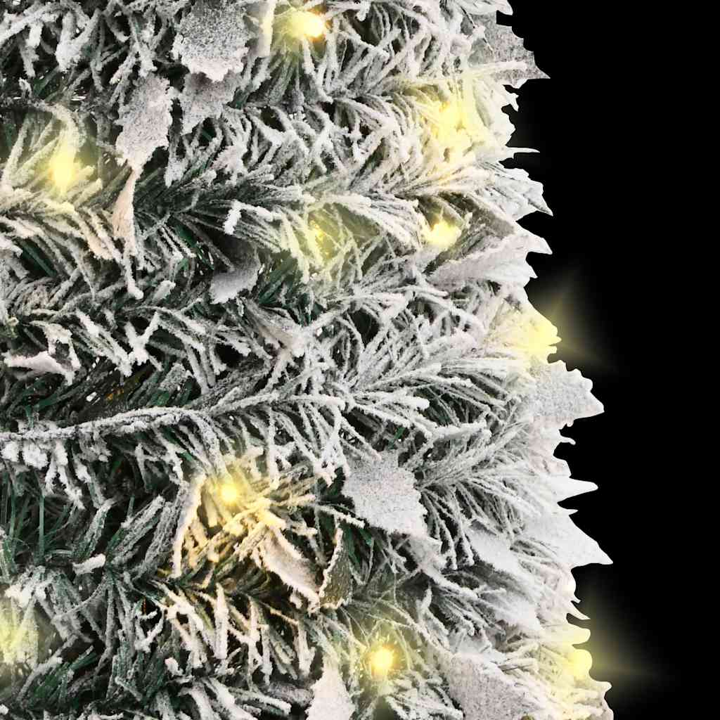 Kunstkerstboom pop-up met sneeuw 50 LED's 120 cm