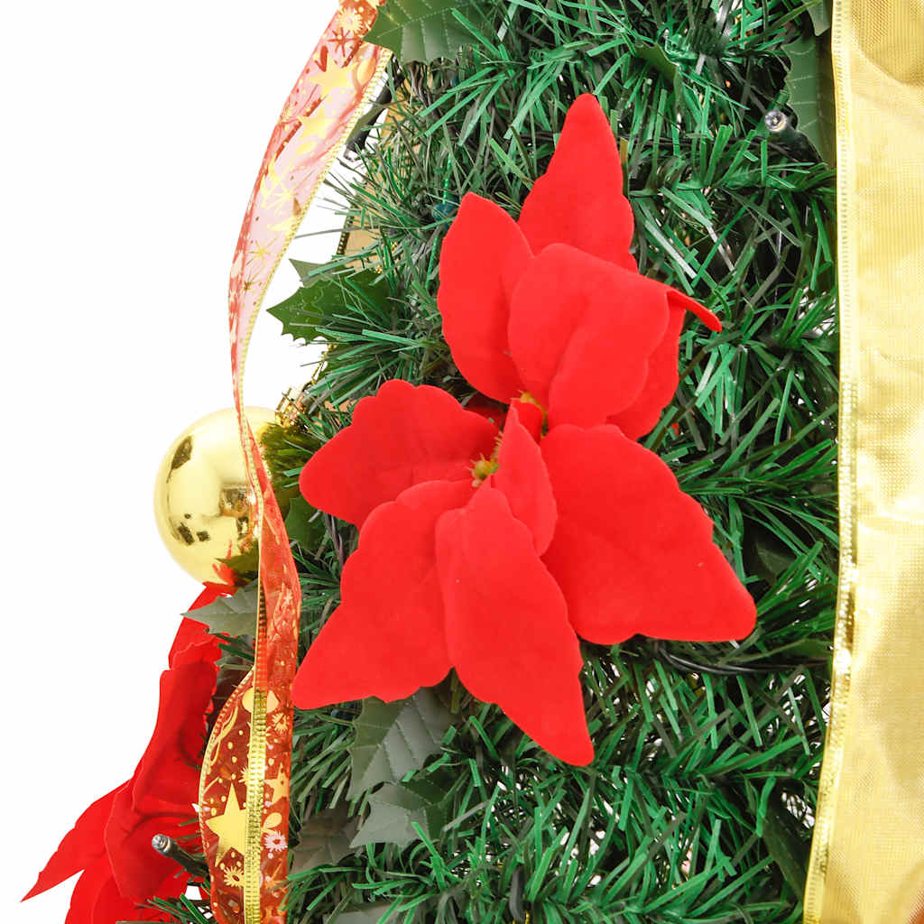 Kunstkerstboom pop-up 50 LED's 120 cm groen