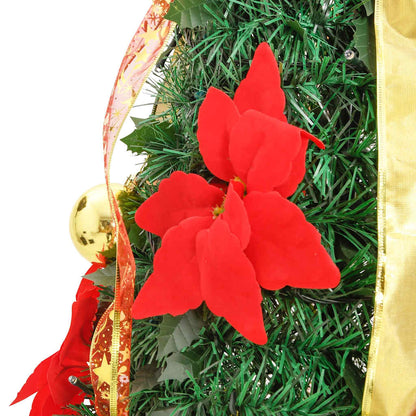 Kunstkerstboom pop-up 200 LED's 210 cm groen