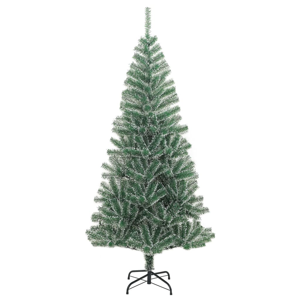 Kunstkerstboom met sneeuw 180 cm groen