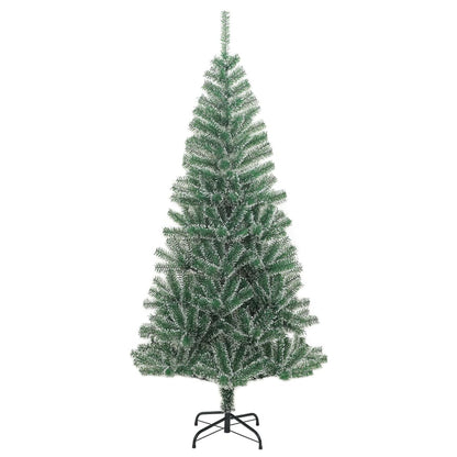 Kunstkerstboom met sneeuw 180 cm groen