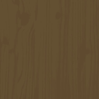 Desk 110x50x75 cm solid pine wood honey brown