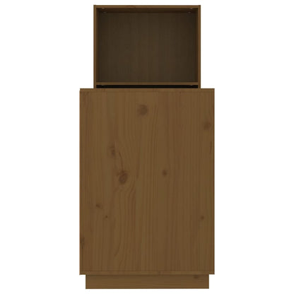 Desk 110x53x117 cm solid pine wood honey brown