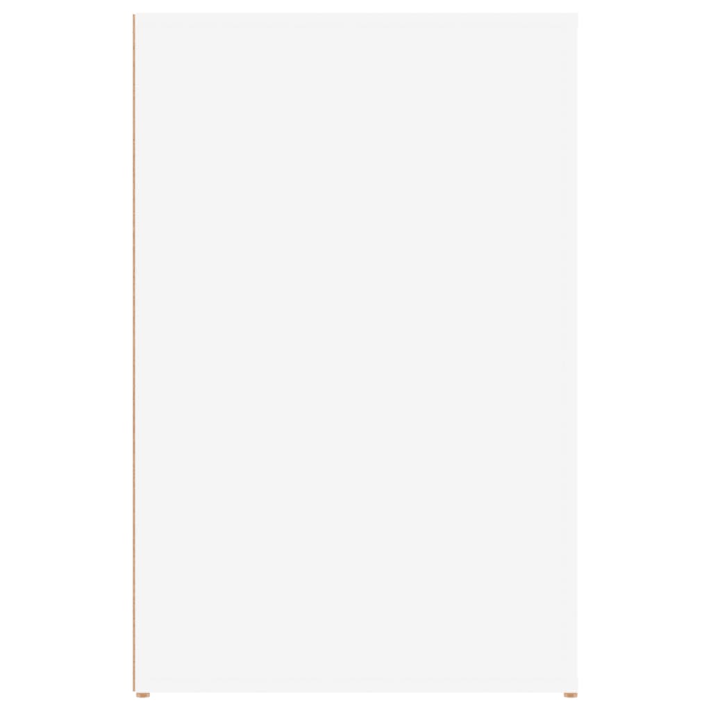 Desk 100x49x75 cm processed wood white