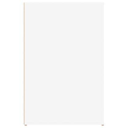 Desk 100x49x75 cm processed wood white