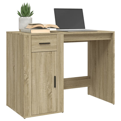 Desk 100x49x75 cm processed wood sonoma oak color