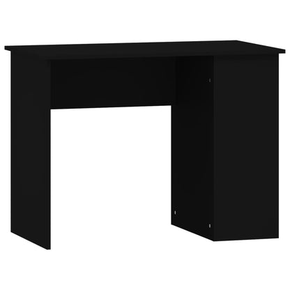 Desk 100x55x75 cm processed wood black