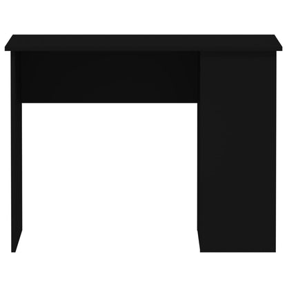 Desk 100x55x75 cm processed wood black
