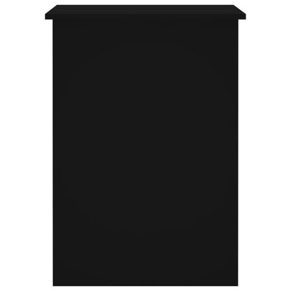 Desk 100x55x75 cm processed wood black