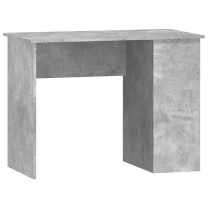 Desk 100x55x75 cm processed wood concrete gray