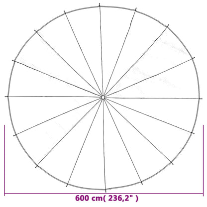Children's play parachute Ø6 m fabric