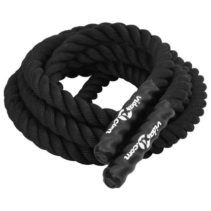 Battle Rope Zwart 6 m 4,5 kg Polyester