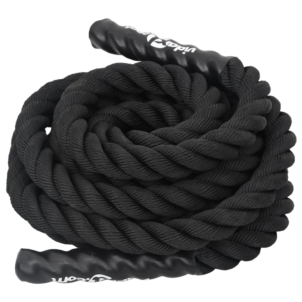 Battle Rope Zwart 6 m 4,5 kg Polyester