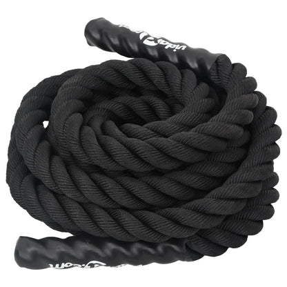 Battle Rope Zwart 6 m 4,5 kg Polyester