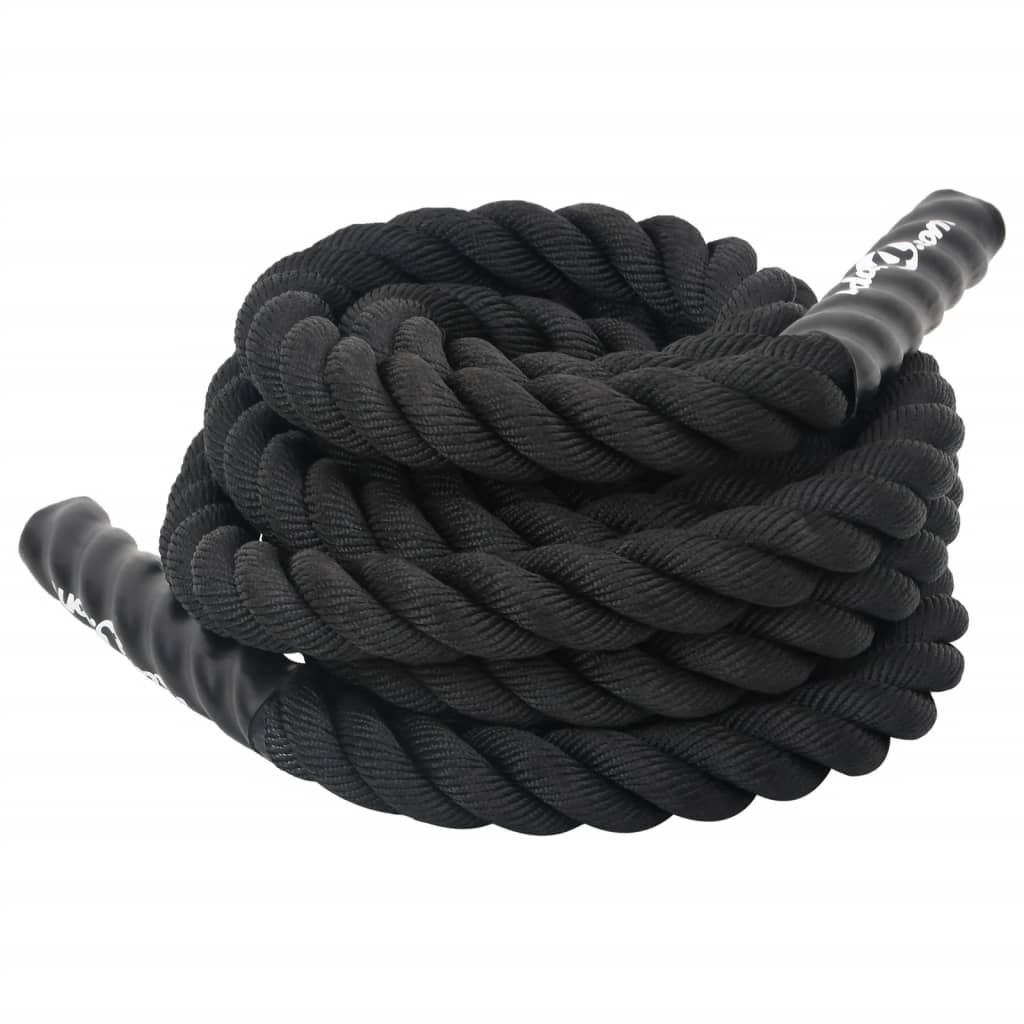 Battle Rope Zwart 6 m 4,5 kg Polyester