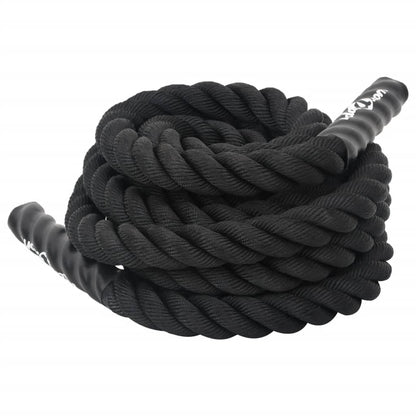 Battle Rope Zwart 6 m 4,5 kg Polyester