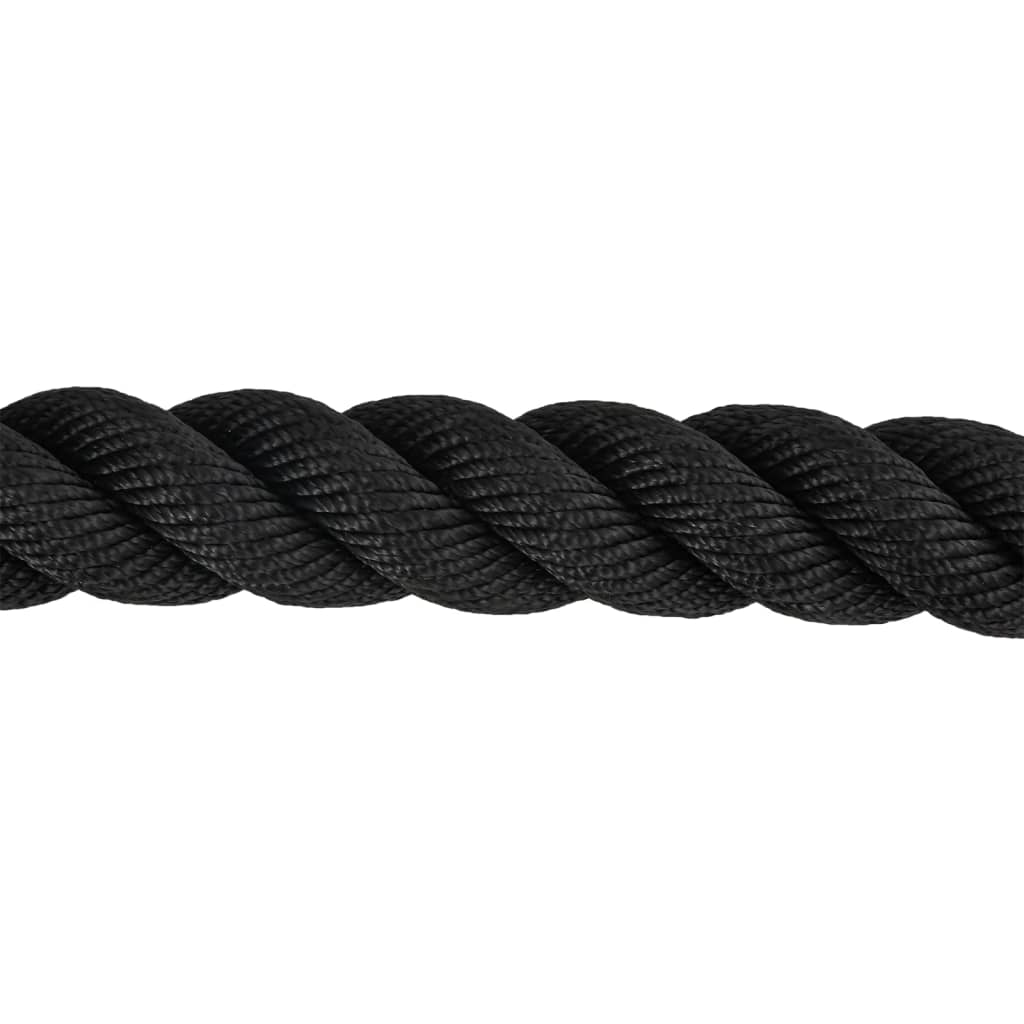 Battle Rope Zwart 6 m 4,5 kg Polyester