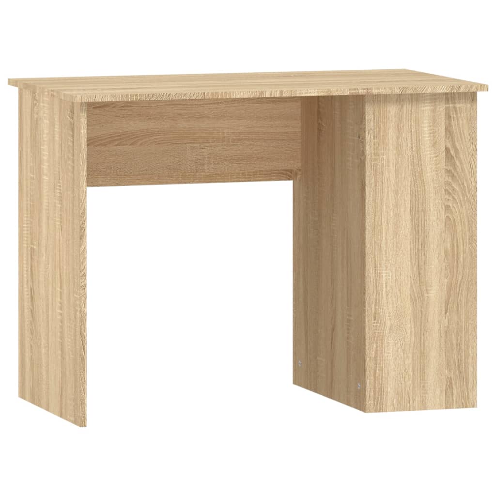 Desk 100x55x75 cm processed wood sonoma oak color