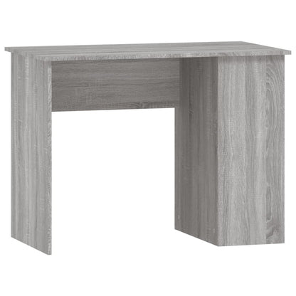 Desk 100x55x75 cm processed wood gray sonoma oak color