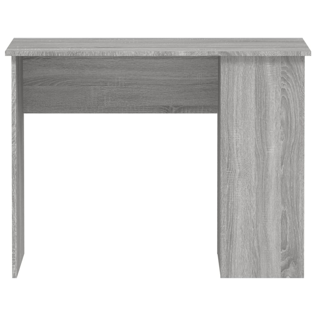 Desk 100x55x75 cm processed wood gray sonoma oak color