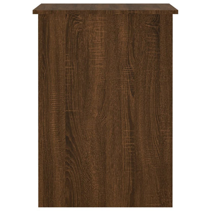 Desk 100x55x75 cm processed wood brown oak color