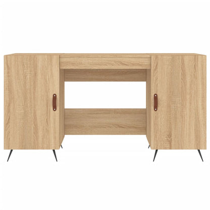Desk 140x50x75 cm processed wood sonoma oak color