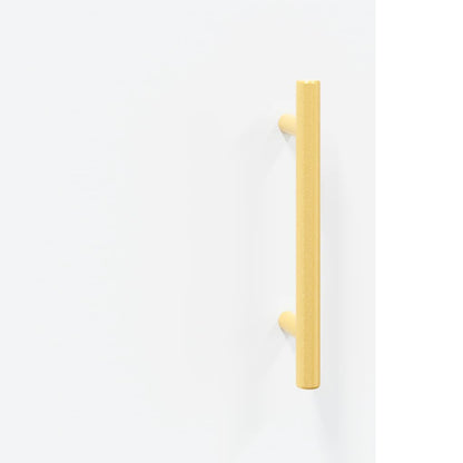 Desk 140x50x75 cm processed wood white