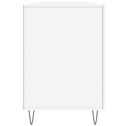 Bureau 140x50x75 cm bewerkt hout wit