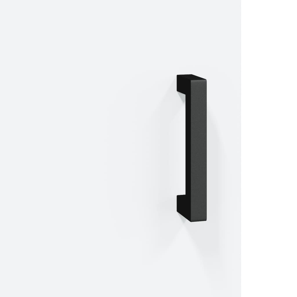 Desk 140x50x75 cm processed wood white