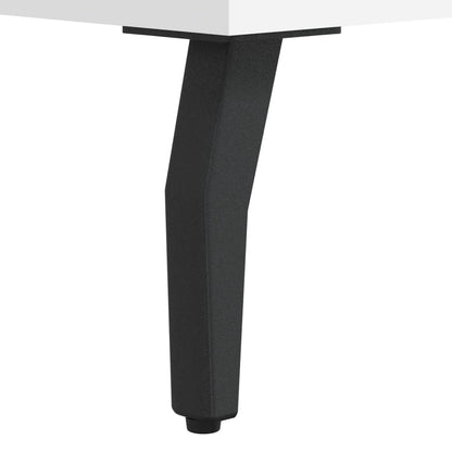 Desk 140x50x75 cm processed wood white