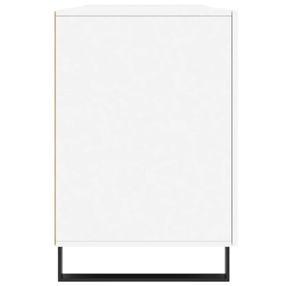 Bureau 140x50x75 cm bewerkt hout wit