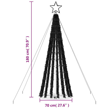LED-kerstboom 275 LEDs warm wit 180 cm