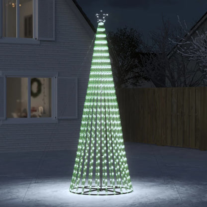 LED-kerstboom 688 LEDs koud wit 300 cm