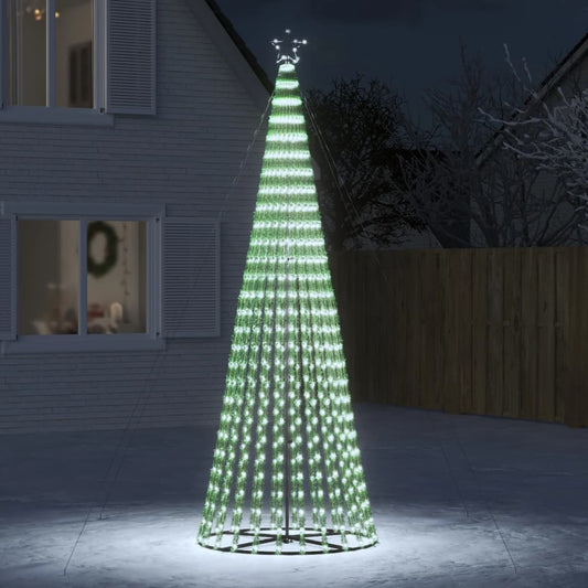 LED-kerstboom 688 LEDs koud wit 300 cm
