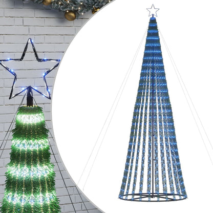 LED-kerstboom 688 LEDs 300 cm blauw