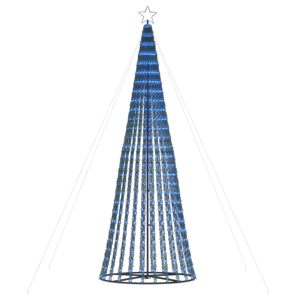 LED-kerstboom 688 LEDs 300 cm blauw