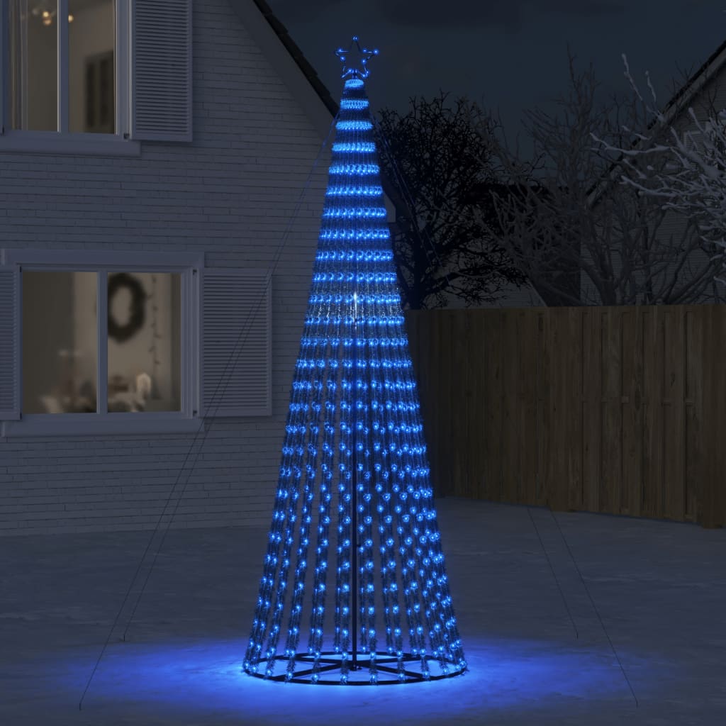 LED-kerstboom 688 LEDs 300 cm blauw