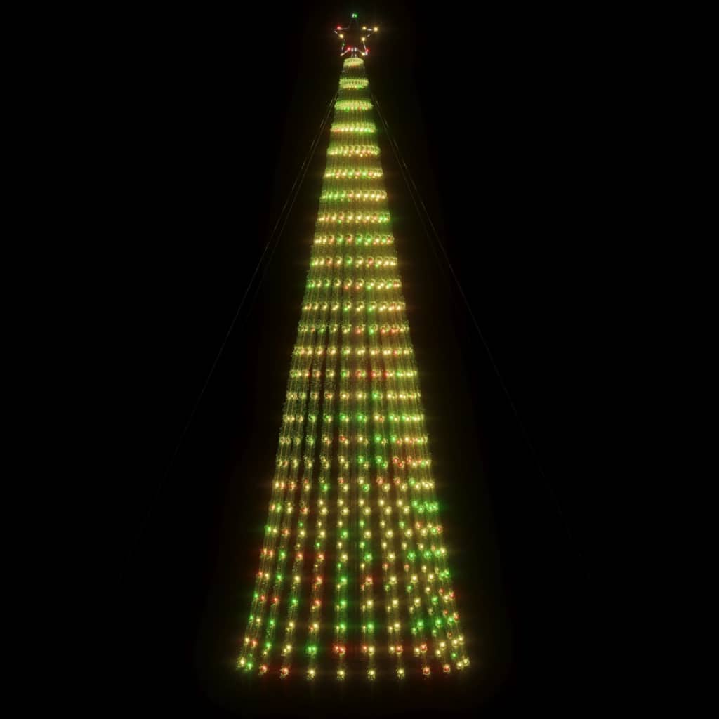 LED-kerstboom 688 LEDs kleurrijk 300 cm