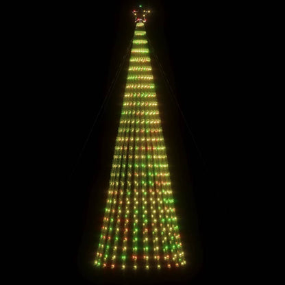 LED-kerstboom 688 LEDs kleurrijk 300 cm